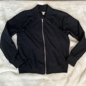 A New Day ruffled bomber jacket Size XS